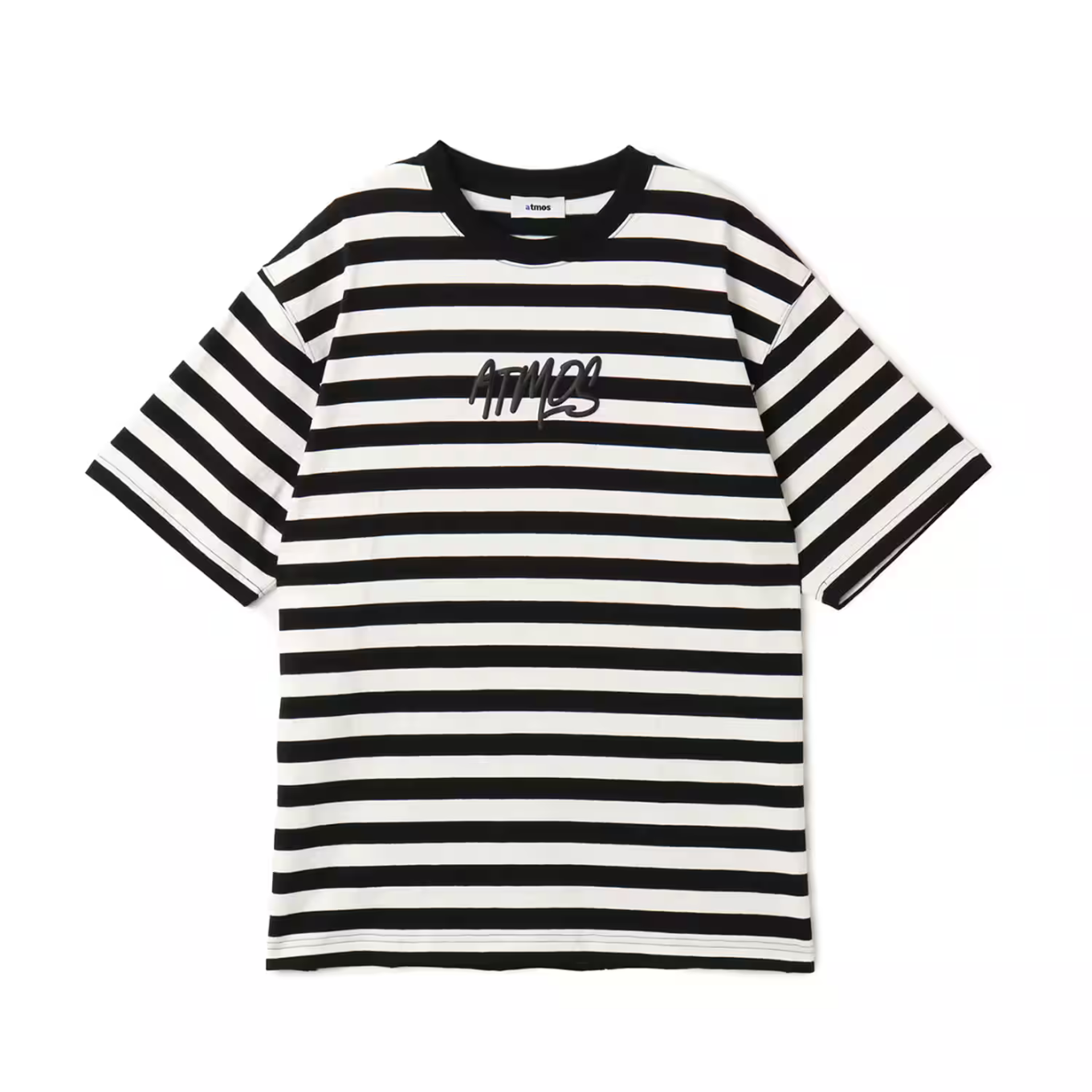 ATMOS FOAM LOGO BOARDER T-SHIRT