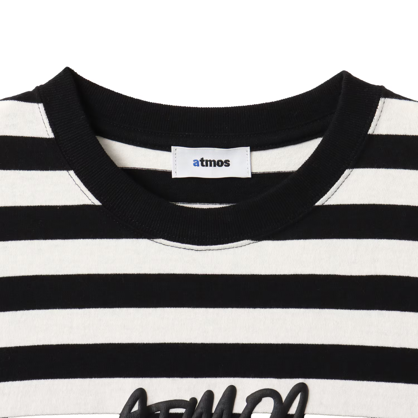 ATMOS FOAM LOGO BOARDER T-SHIRT