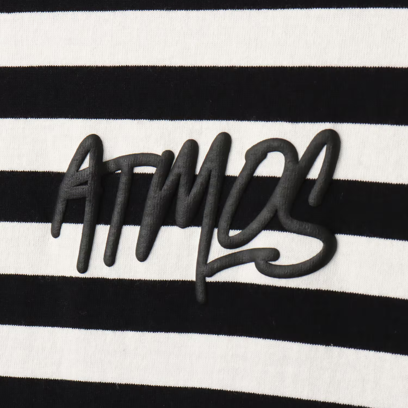 ATMOS FOAM LOGO BOARDER T-SHIRT