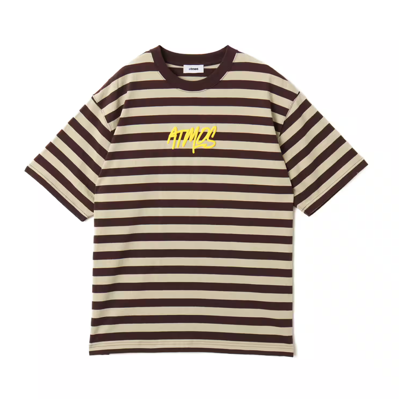 ATMOS FOAM LOGO BOARDER T-SHIRT