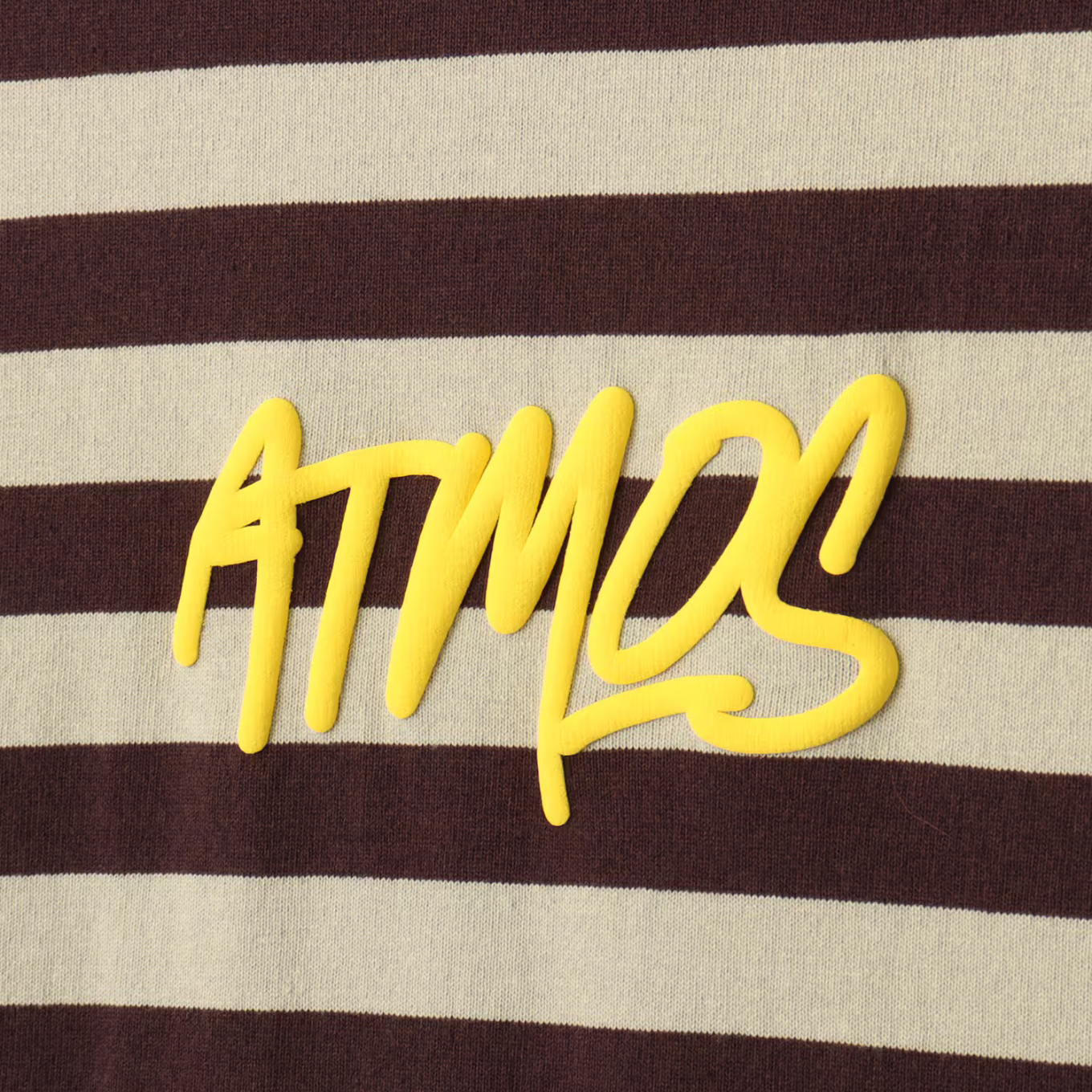 ATMOS FOAM LOGO BOARDER T-SHIRT