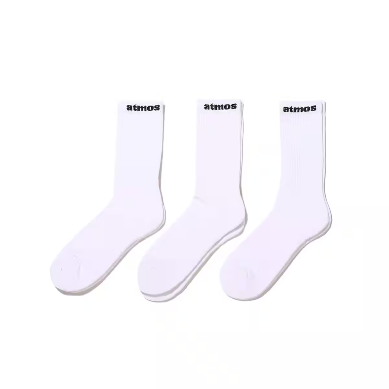 ATMOS SMALL JACQUARD LOGO 3P SOCKS