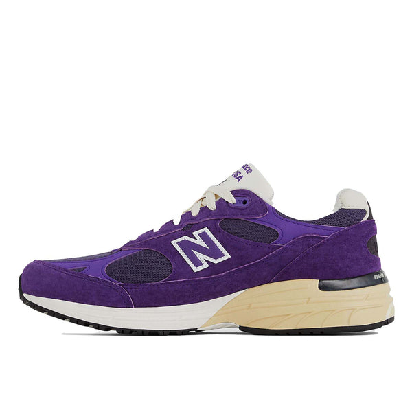 New Balance 993 in Vivid Interstellar Purple, showcasing iconic design and technical sophistication, part of the MADE in USA Seasonal Collection.