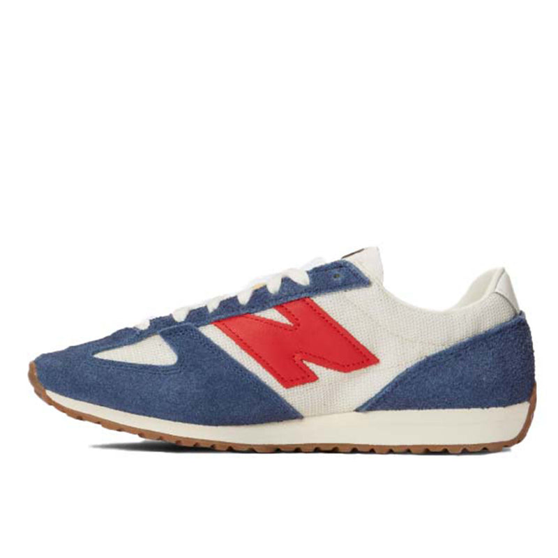 New Balance 471 sneaker with ’70s-inspired design, breathable mesh, hairy suede overlays, and fang toebox detail
