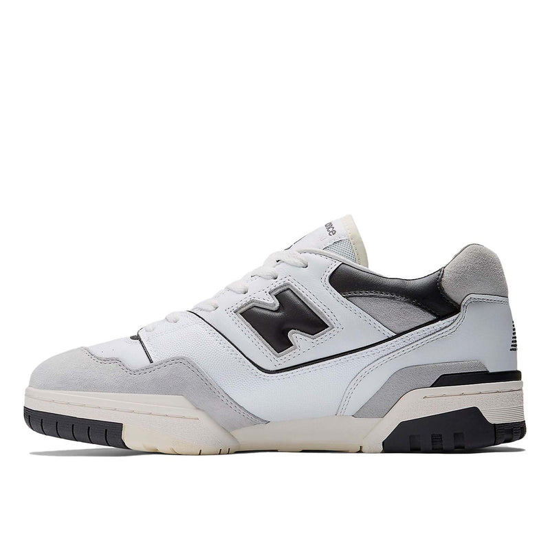 New Balance 550 sneakers in a classic leather low-top silhouette inspired by 1989 basketball heritage