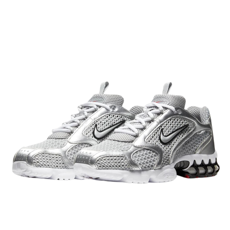 Nike Air Zoom Spiridon Cage 2 sneaker, first released in 2003, showcasing its original design lines and caged Zoom Air unit, combining early 2000s style with a responsive ride.