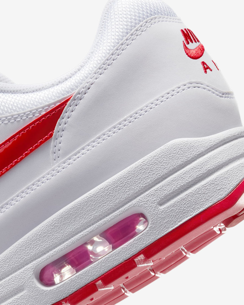 Nike Air Max 1 Premium with mixed materials, glossy Swoosh, and “It’s not me, it’s you” laces