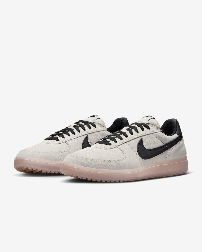 Nike Field General sneaker with textured suede upper, knobbly Waffle sole, and metallic Swoosh charm for a vintage-meets-modern look