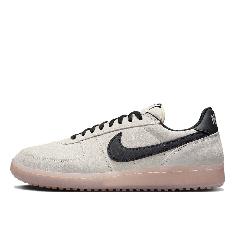 Nike Field General sneaker with textured suede upper, knobbly Waffle sole, and metallic Swoosh charm for a vintage-meets-modern look