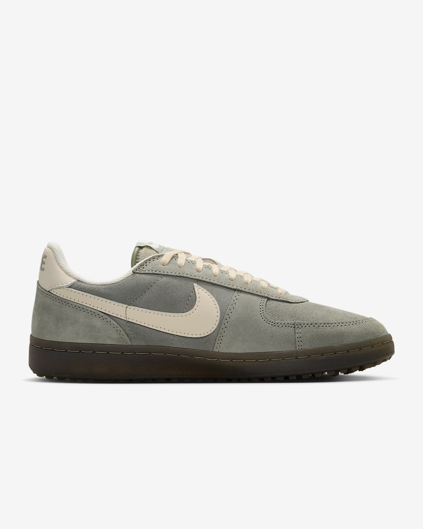 Nike Field General sneaker with textured suede upper, Waffle sole, and metal Swoosh charm for a vintage-meets-modern look