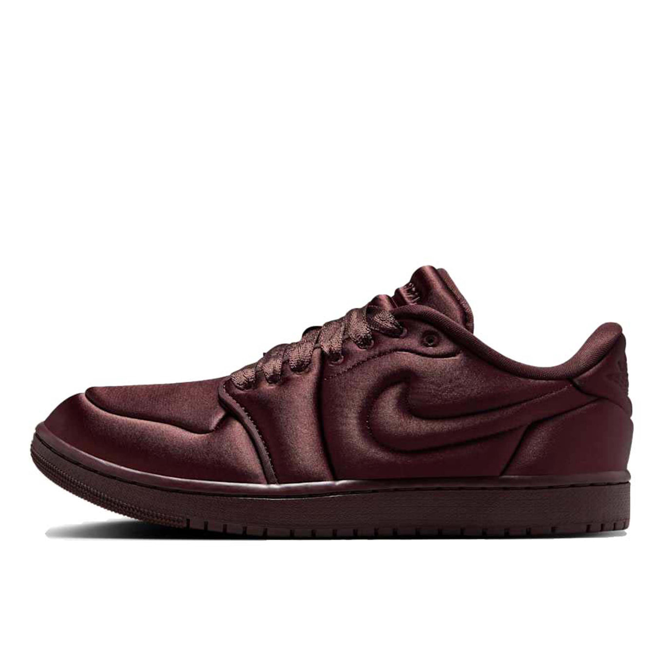 Air Jordan 1 ‘Method of Make’ sneaker with a monochromatic satin design, color-matched details, and a luxurious finish.