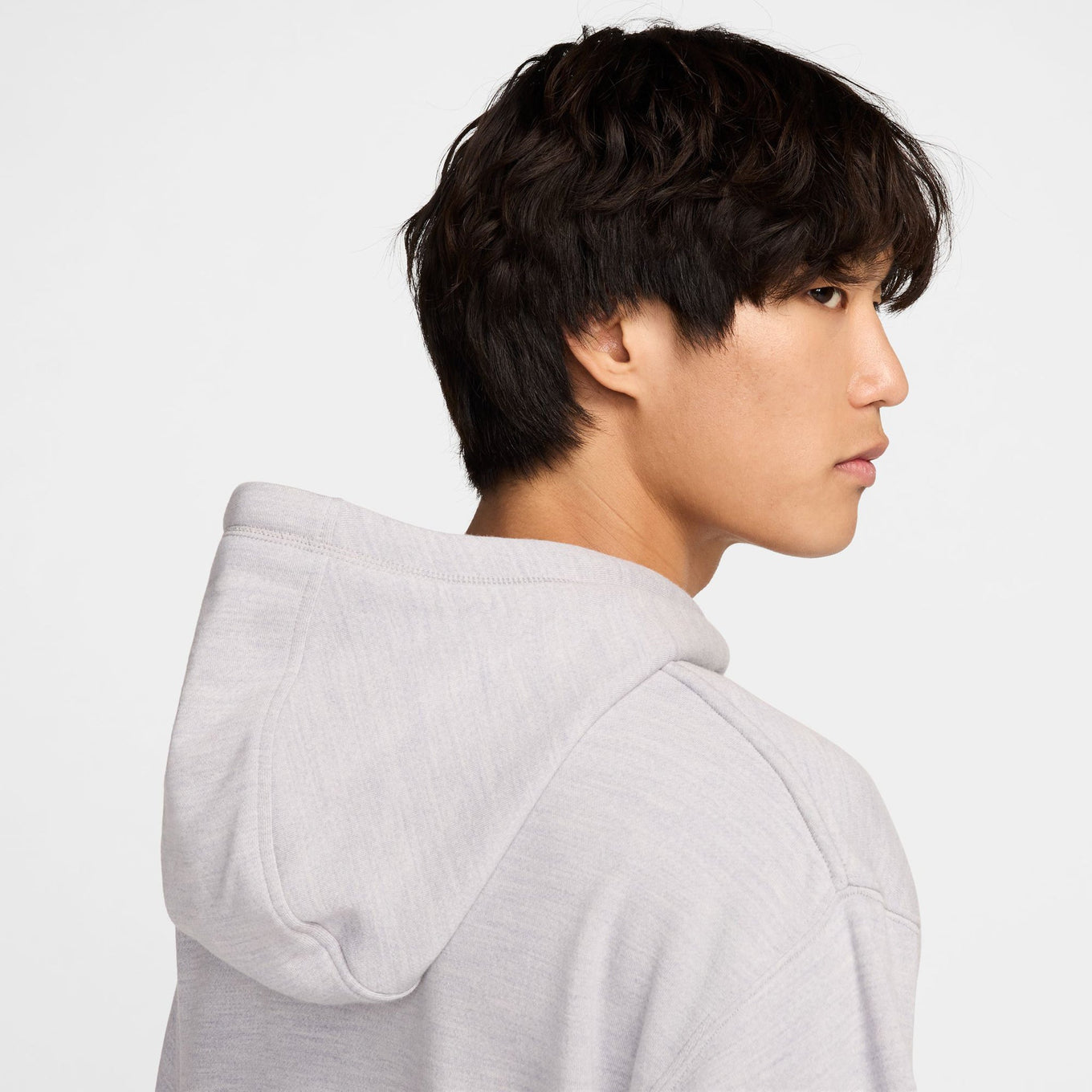 Premium wool-cotton blend hoodie with relaxed fit and tonal logo, offering warmth and comfort for everyday wear.