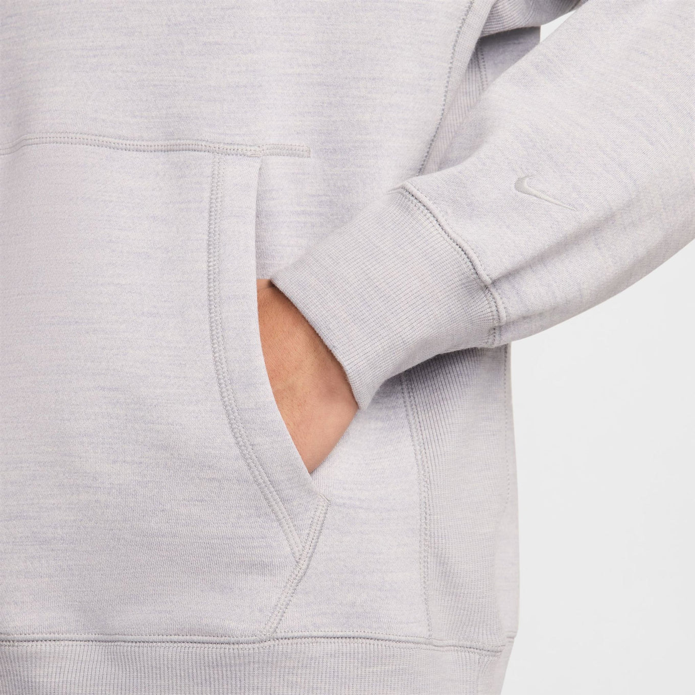 Premium wool-cotton blend hoodie with relaxed fit and tonal logo, offering warmth and comfort for everyday wear.