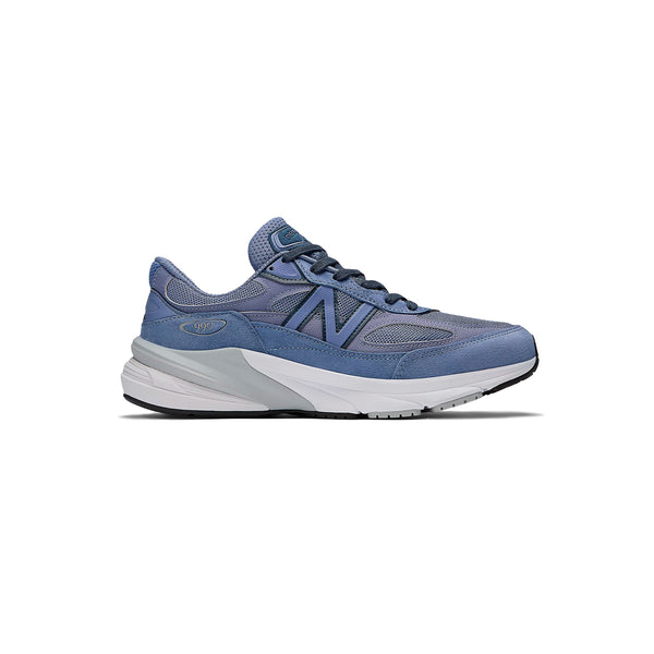 New Balance 990v6 sneaker featuring FuelCell cushioning, sleek design, and MADE in USA craftsmanship, part of the brand’s iconic “Runners Aren’t Normal” campaign.