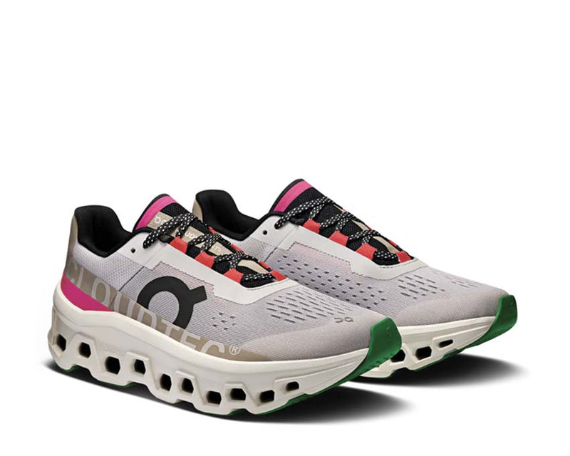 Ivory/Pearl running shoe with a cushioned midsole, CloudTec cushioning, and a sleek, modern design for comfort and performance.