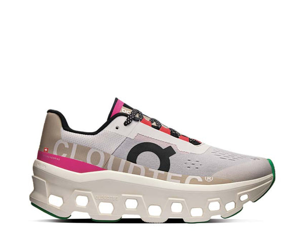 Ivory/Pearl running shoe with a cushioned midsole, CloudTec cushioning, and a sleek, modern design for comfort and performance.