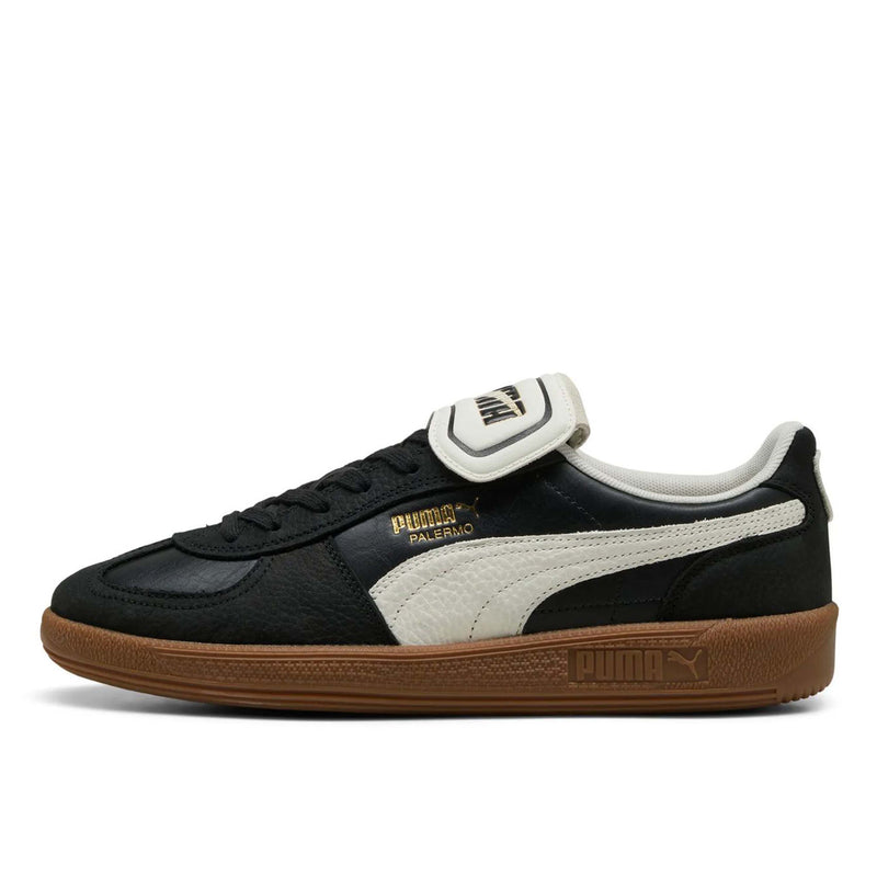 PUMA PALERMO Premium sneaker with removable long tongue, OrthoLite insole, and stylish design.