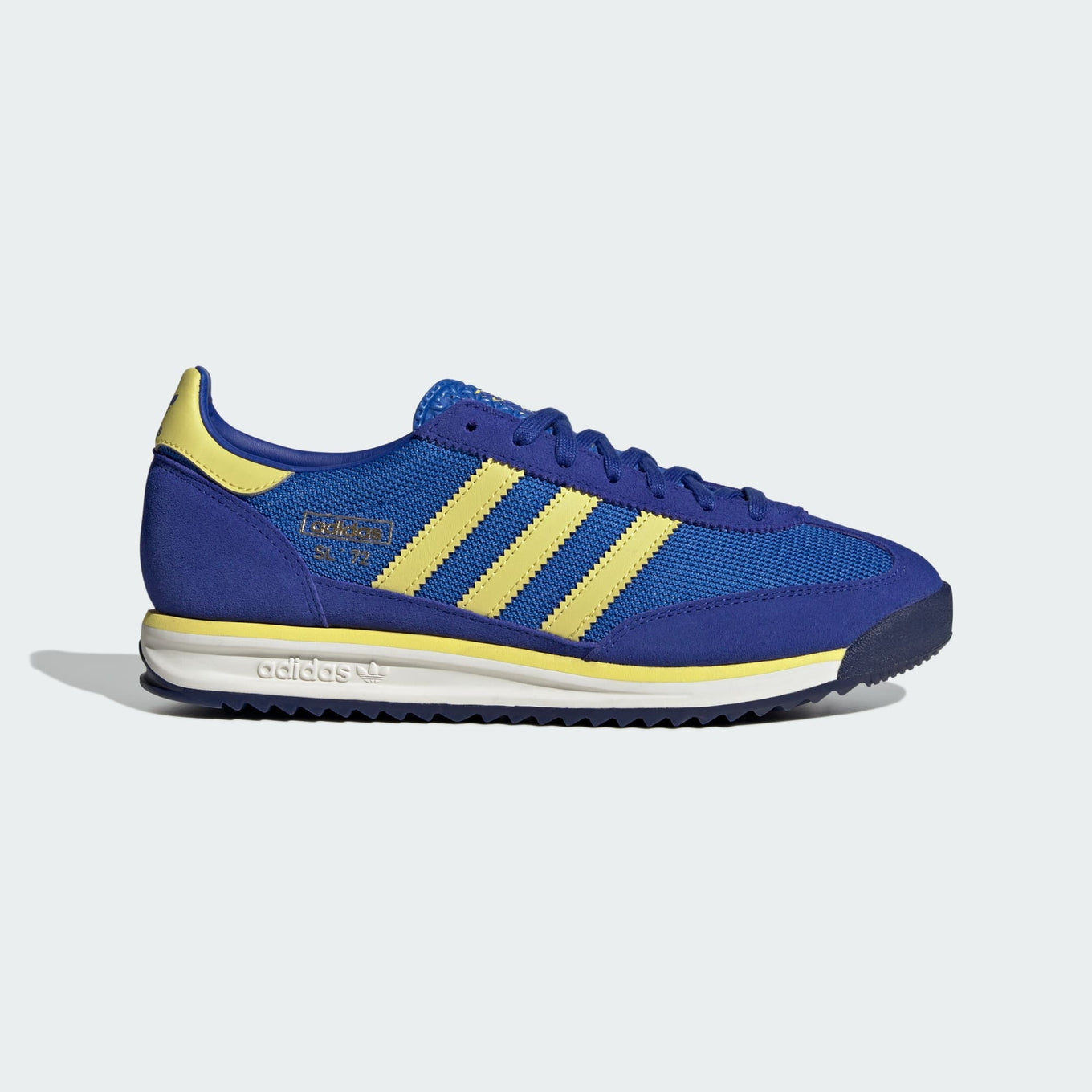 adidas SL 72 RS sneakers with a retro mesh and suede upper, cushioned EVA midsole, and textured outsole for a vintage running-inspired look.