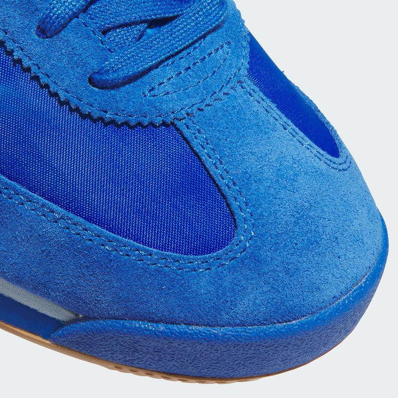 adidas SL 72 shoes in retro nylon and suede upper with EVA midsole and traction outsole, inspired by the 1972 original.