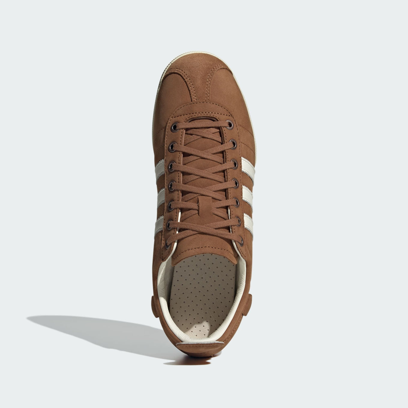 adidas Samba 62 shoes with nubuck upper, stacked leather sole, and serrated 3-Stripes