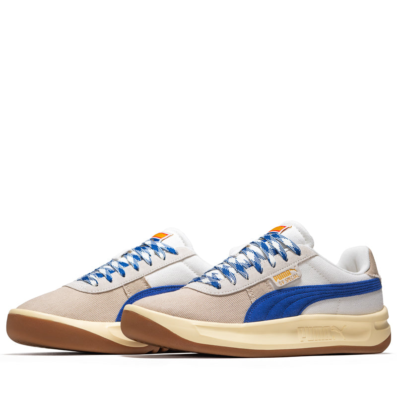 Puma x LMC GV Special Sneaker featuring two-tone uppers, Formstrip detailing, and co-branding.