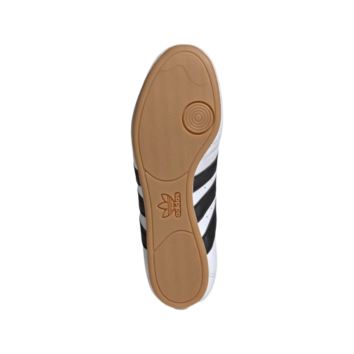 Sleek adidas trainers with minimalist design, soft leather, quilted toes, and classic 3-Stripes