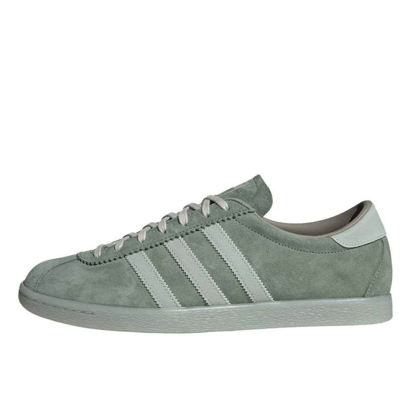 adidas Tobacco Shoes with soft suede, serrated 3-Stripes, and rustic, muted colors.