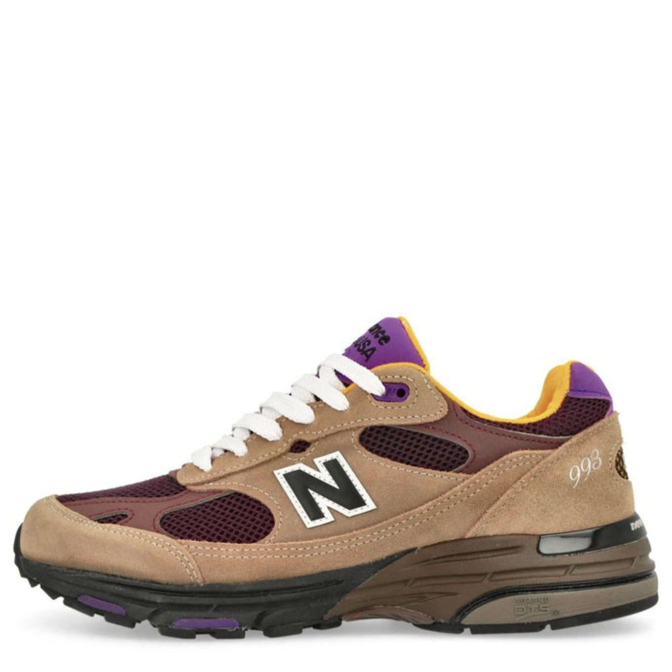 New Balance U993MU Made in USA - Premium Gray Suede & Brown Mesh