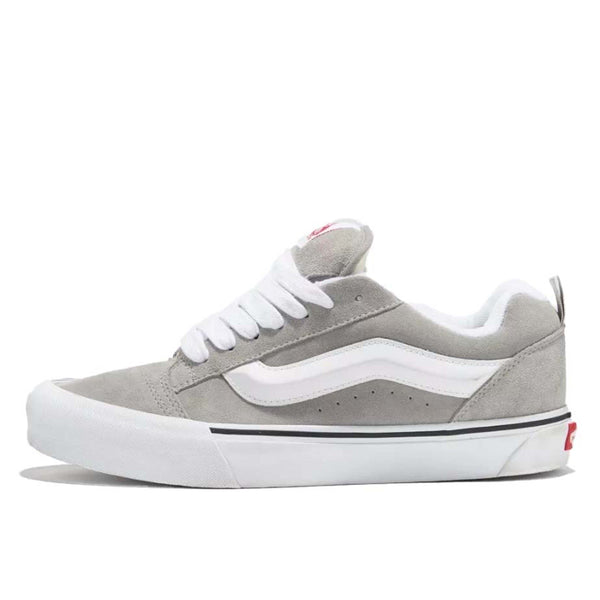 Vans Knu Skool low-top sneakers with padded tongue, suede upper, and signature side stripe