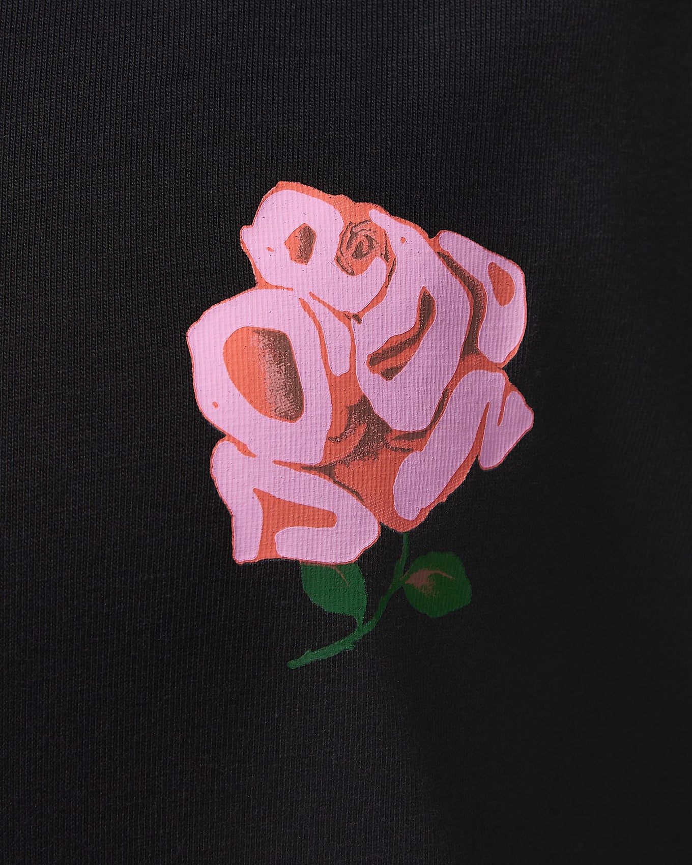 Jordan medium-weight cotton t-shirt featuring floral graphic and relaxed fit