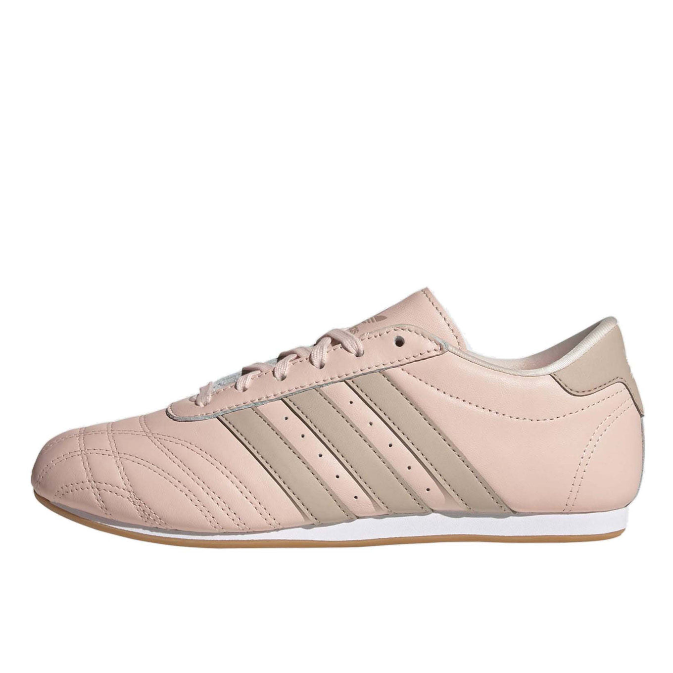 adidas Taekwondo Shoes with a sleek leather upper, low-profile outsole, and 3D quilting details, inspired by early 2000s design.