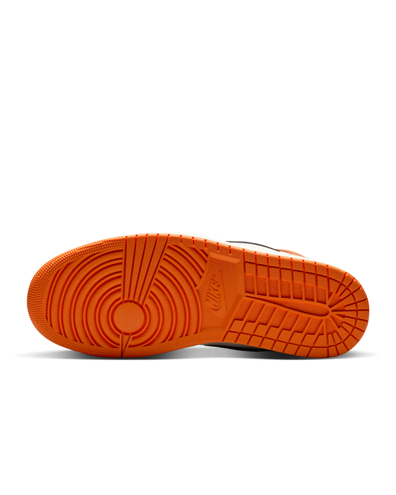 Air Jordan 1 "Shattered Backboard" sneakers with bold orange, black, and white tumbled leather design inspired by MJ’s iconic 1985 dunk in Italy.