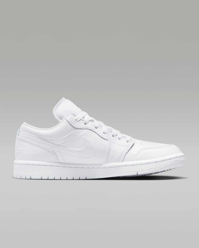 Air Jordan 1 Low sneaker designed for all-day comfort, featuring a lightweight construction and sleek profile, perfect for pairing with any outfit.