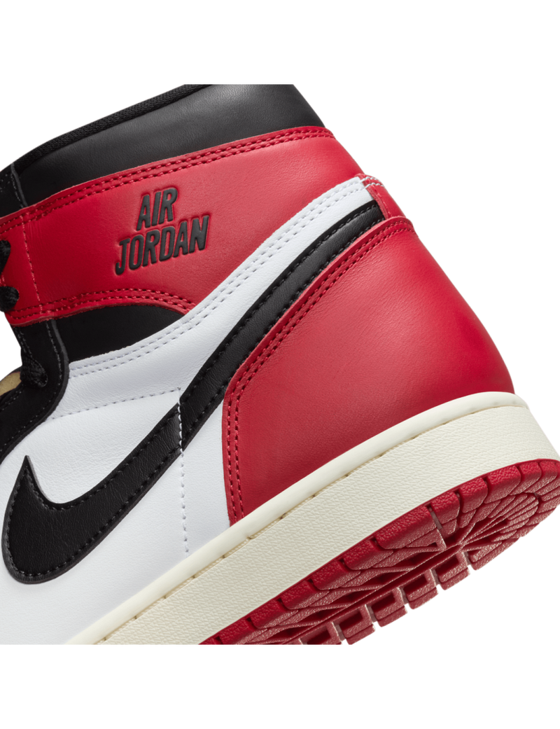 Air Jordan 1 Retro High sneaker featuring premium materials and fresh colors and textures, blending classic design with modern updates.