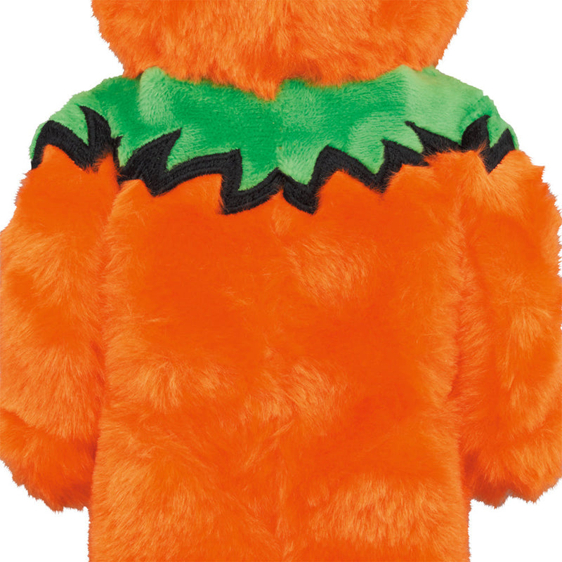 BE@RBRICK Grateful Dead Dancing Bears Costume Ver. Orange 400% figure featuring the iconic Dancing Bears in a vibrant orange costume design.