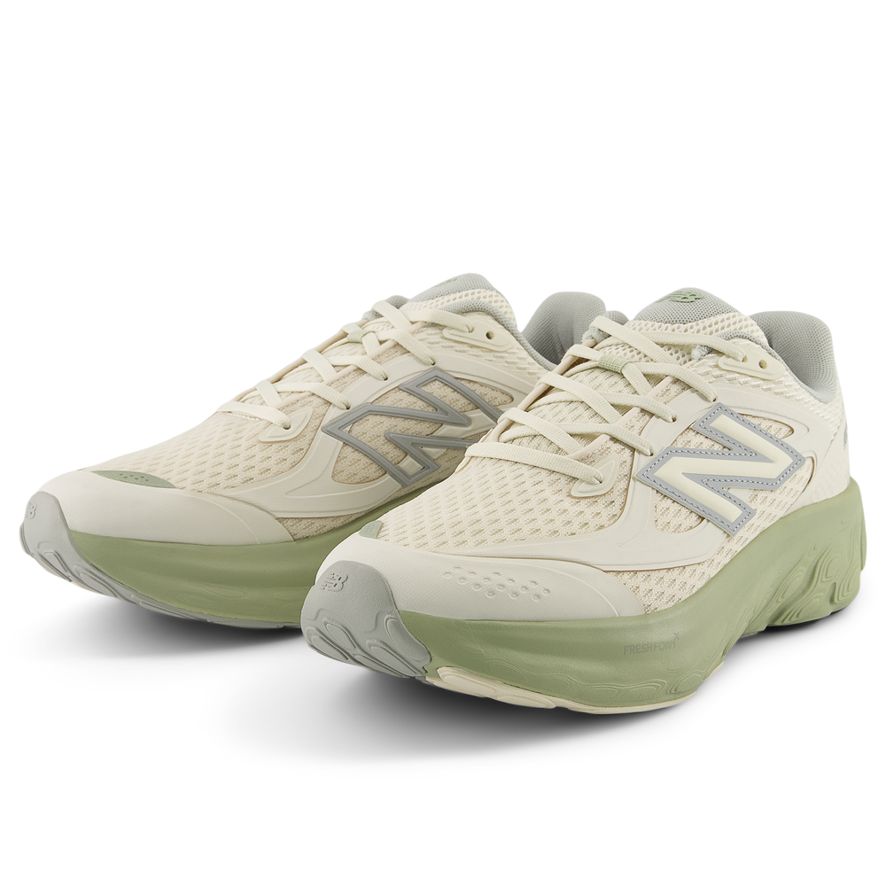 New Balance lifestyle shoes with mesh and synthetic upper and Fresh Foam X midsole for lightweight cushioning and all-day urban comfort.