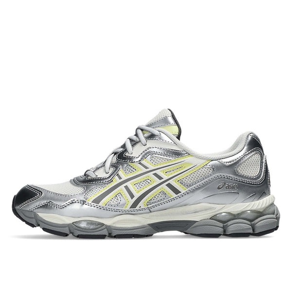 Asics x EMMI GEL-NYC Sneakers showcasing futuristic design, GEL® technology inserts, and a cushioned midsole for stylish comfort and support.