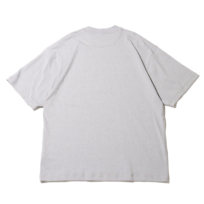 Classic wool-cotton blend tee with slightly loose fit and tonal logo, offering casual style and comfort for everyday wear.