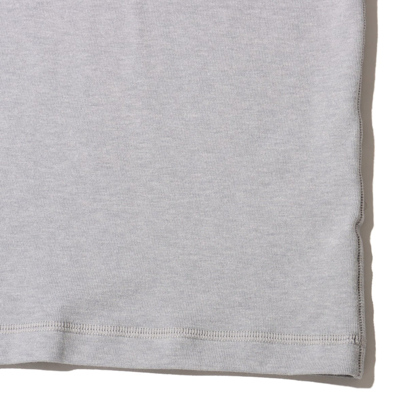 Classic wool-cotton blend tee with slightly loose fit and tonal logo, offering casual style and comfort for everyday wear.