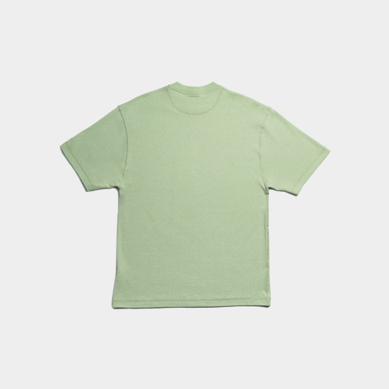 Perfected classic tee crafted from a premium wool and cotton blend, featuring a relaxed fit and tonal branding for versatile styling.


