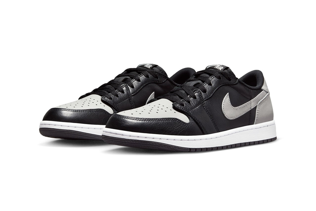Classic Revival: AJ1 'Shadow' Sneaker in Black and Medium Grey