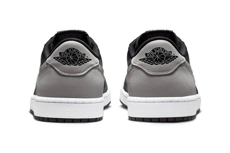 AJ1 'Shadow' Sneaker: Timeless Black and Medium Grey Palette