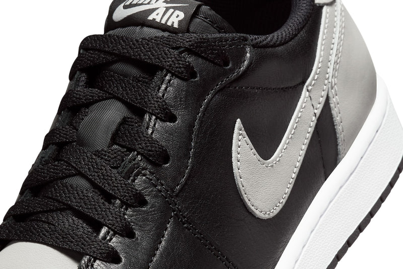 Classic Revival: AJ1 'Shadow' Sneaker in Black and Medium Grey