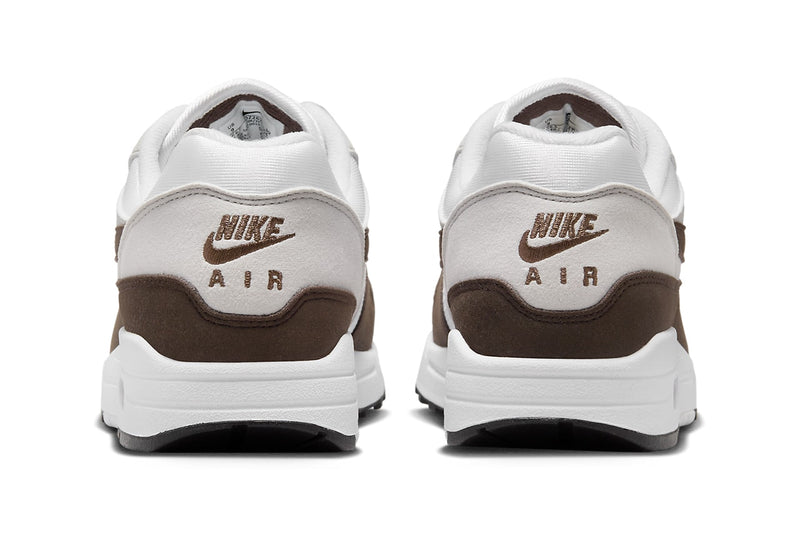 The Air Max 1, a celebrated icon, updated with aged neutrals and rich textures. 