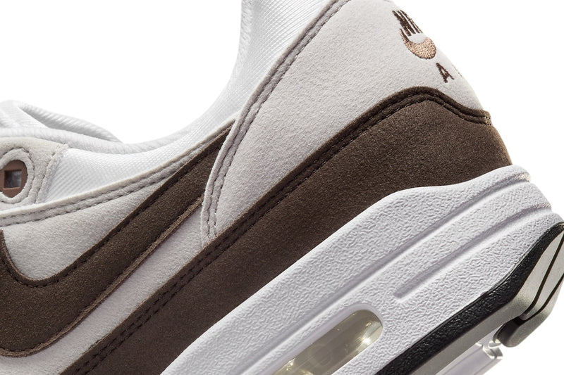 The Air Max 1, a celebrated icon, updated with aged neutrals and rich textures. 