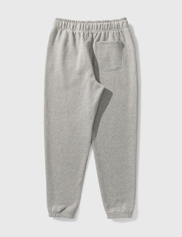 MADE in USA Core Sweatpant crafted from heavyweight French terry with a drawstring waistband and embroidered logo patch.