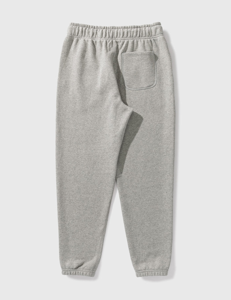 MADE in USA Core Sweatpant crafted from heavyweight French terry with a drawstring waistband and embroidered logo patch.