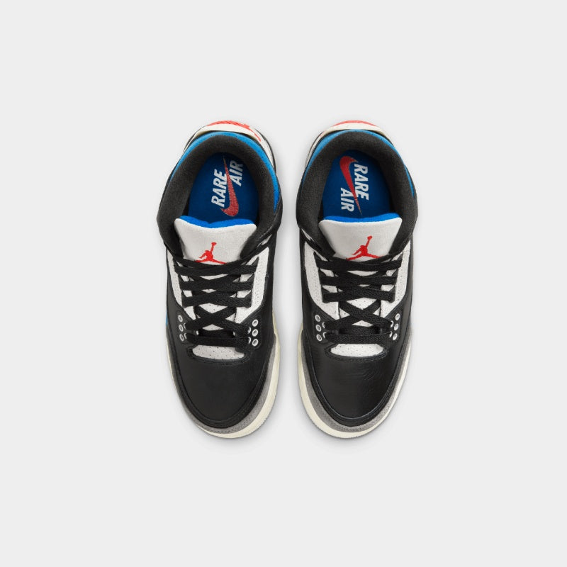 Air Jordan 3 with soft leather upper, suede overlays, and visible Nike Air cushioning for classic everyday style