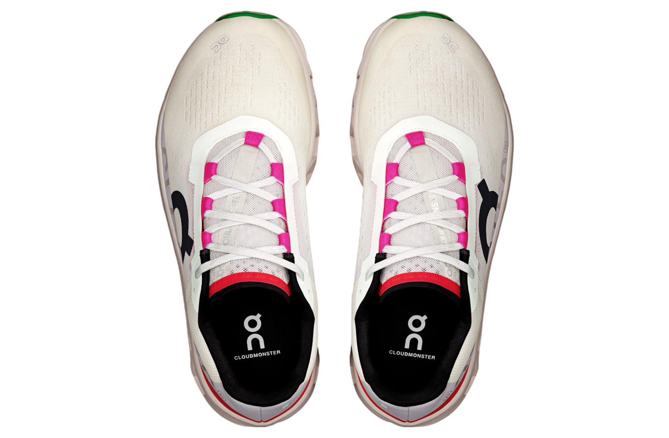 Ivory/Pearl running shoe with a cushioned midsole, CloudTec cushioning, and a sleek, modern design for comfort and performance.