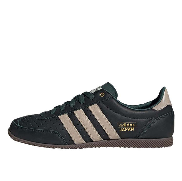 Adidas Japan shoes, reissue of the 1964 trainer, featuring a low-profile design and double-stitched T-toe detail.